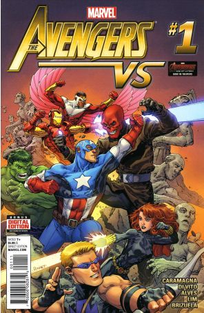 Avengers Vs 1 published by Marvel with cover art by Tom Raney