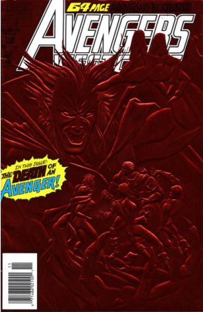 Avengers West Coast 100 (Newsstand) published by Marvel with cover art by Dave Ross