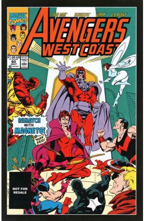 Avengers West Coast 60 (2nd) published by Marvel with cover art by Paul Ryan