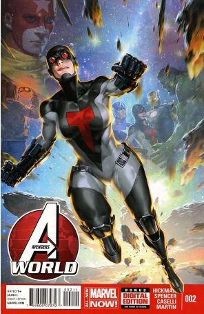Avengers World 2 published by Marvel with cover art by Jung-geun Yoon