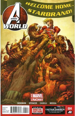 Avengers World 4 published by Marvel with cover art by Mike Deodato Jr.