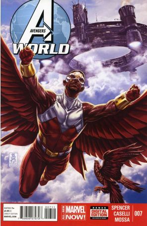Avengers World 7 published by Marvel with cover art by Mark Brooks