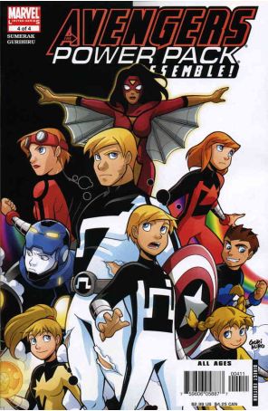 Avengers and Power Pack Assemble! 4 published by Marvel