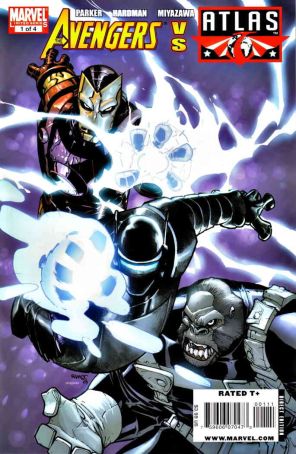 Avengers vs. Atlas 1 published by Marvel with cover art by Humberto Ramos