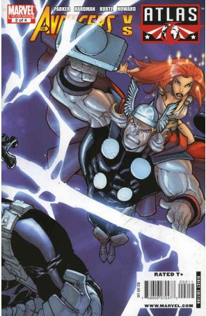 Avengers vs. Atlas 2 published by Marvel with cover art by Humberto Ramos
