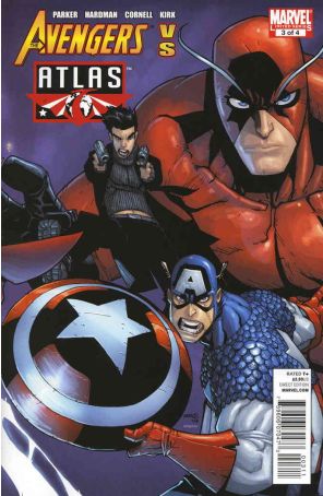 Avengers vs. Atlas 3 published by Marvel with cover art by Humberto Ramos