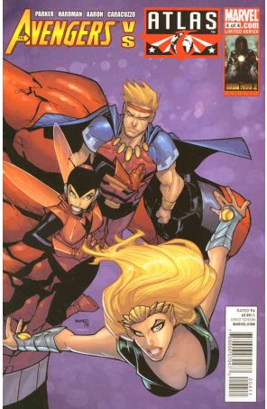 Avengers vs. Atlas 4 published by Marvel with cover art by Humberto Ramos