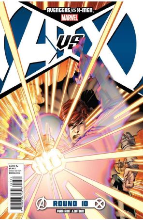 Avengers vs. X-Men 10F published by Marvel with cover art by Adam Kubert