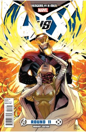 Avengers vs. X-Men 11A published by Marvel with cover art by Sara Pichelli
