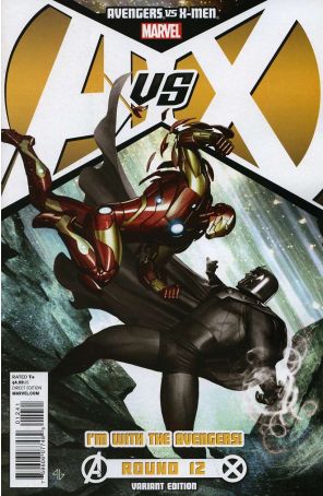 Avengers vs. X-Men 12C published by Marvel with cover art by Adi Granov