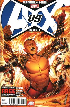 Avengers vs. X-Men 8 published by Marvel with cover art by Jim Cheung