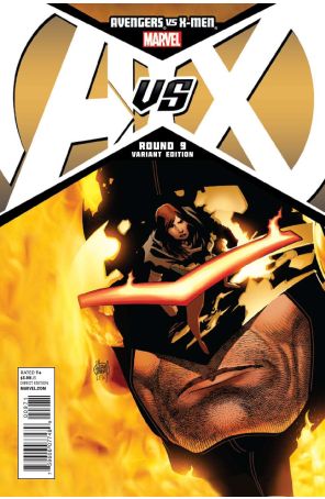 Avengers vs. X-Men 9F published by Marvel with cover art by Adam Kubert