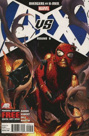 Avengers vs. X-Men 9 published by Marvel with cover art by Jim Cheung