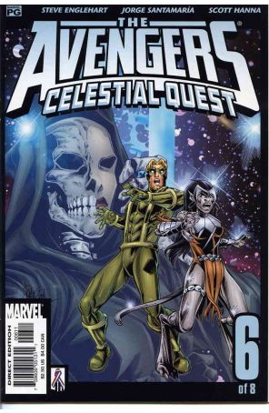 Avengers: Celestial Quest 6 published by Marvel with cover art by Jorge Santamaria Garcia
