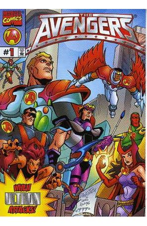 Avengers: When Ultron Attacks 1 published by Marvel with cover art by Dave Tata