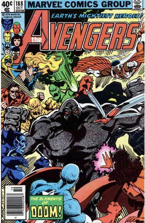The Avengers 188 (Newsstand) published by Marvel with cover art by John Byrne