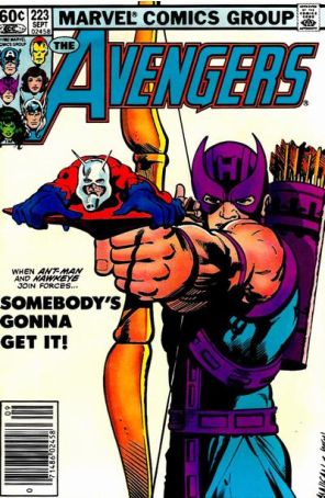 The Avengers 223 (Newsstand) published by Marvel with cover art by Ed Hannigan