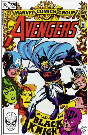 The Avengers 225 published by Marvel with cover art by Ed Hannigan