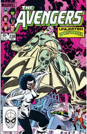 The Avengers 238 published by Marvel with cover art by Al Milgrom