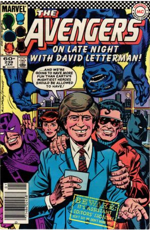 The Avengers 239 (Newsstand) published by Marvel with cover art by Al Milgrom