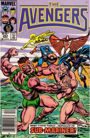 The Avengers 262 (Newsstand) published by Marvel with cover art by John Buscema