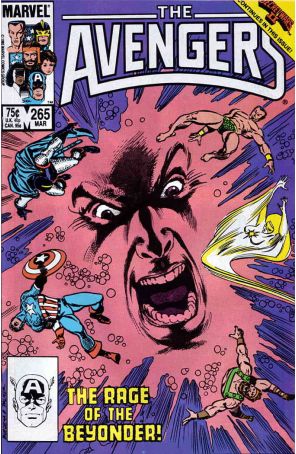 The Avengers 265 published by Marvel with cover art by John Buscema
