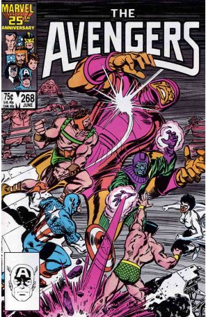 The Avengers 268 published by Marvel with cover art by John Buscema