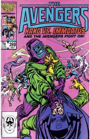 The Avengers 269 published by Marvel with cover art by John Buscema