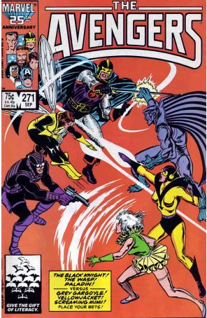 The Avengers 271 published by Marvel with cover art by John Buscema