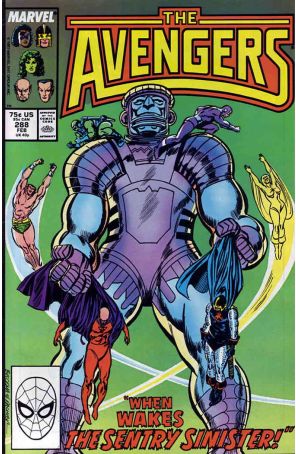 The Avengers 288 published by Marvel with cover art by John Buscema