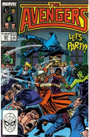 The Avengers 291 published by Marvel with cover art by John Buscema