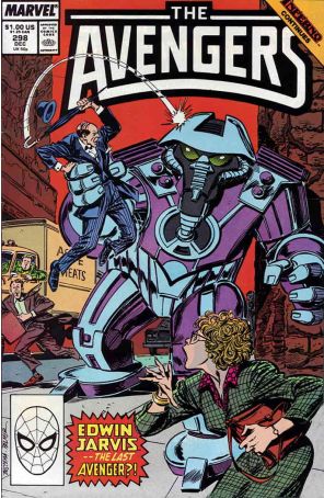The Avengers 298 published by Marvel with cover art by John Buscema