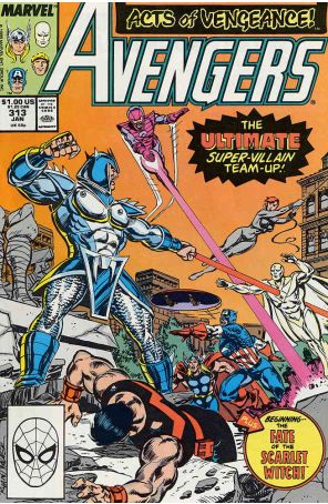 The Avengers 313 published by Marvel with cover art by Paul Ryan