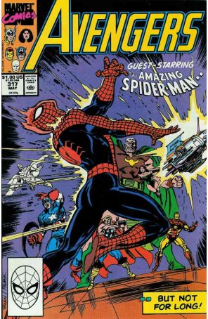 The Avengers 317 published by Marvel with cover art by Paul Ryan