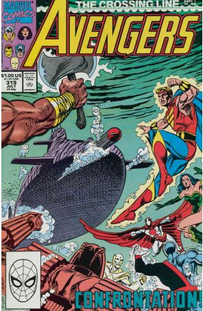 The Avengers 319 published by Marvel with cover art by Paul Ryan