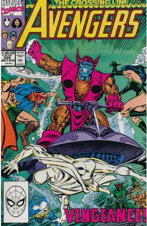 The Avengers 320 published by Marvel with cover art by Paul Ryan