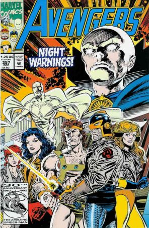 The Avengers 357 published by Marvel with cover art by Steve Epting