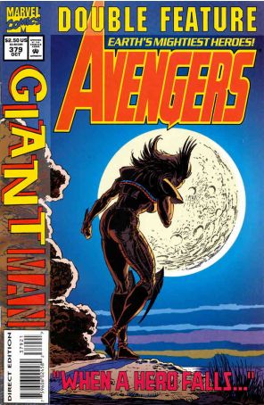 The Avengers 379A published by Marvel with cover art by Stewart Johnson