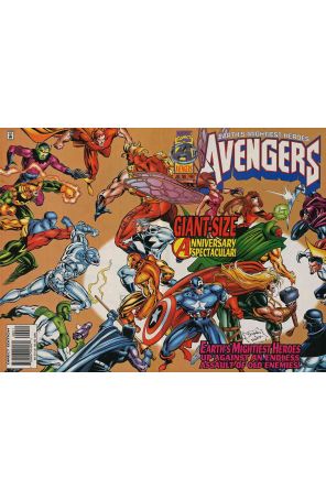 The Avengers 400 published by Marvel with cover art by Mike Deodato Jr.