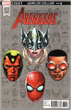 The Avengers 672B published by Marvel with cover art by Mike Mckone