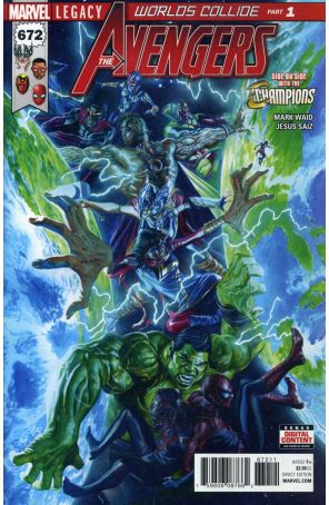 The Avengers 672 published by Marvel with cover art by Alex Ross