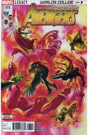 The Avengers 673 published by Marvel with cover art by Alex Ross