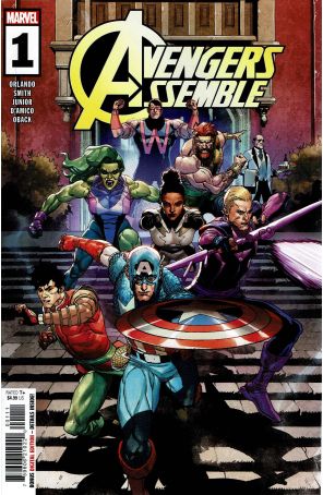 Avengers: Assemble (6th Series) 1 published by Marvel with cover art by Leinil Francis Yu