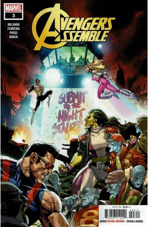 Avengers: Assemble (6th Series) 3 published by Marvel with cover art by Leinil Francis Yu