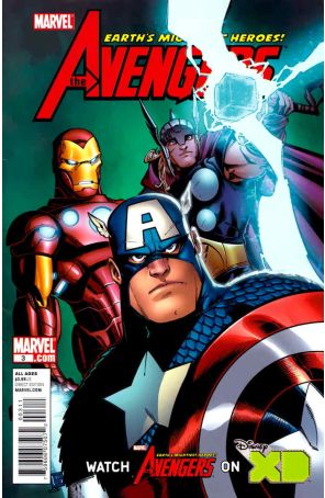 Avengers: Earth's Mightiest Heroes (2nd Series) 3 published by Marvel with cover art by Patrick Scherberger and Chris Sotomayor