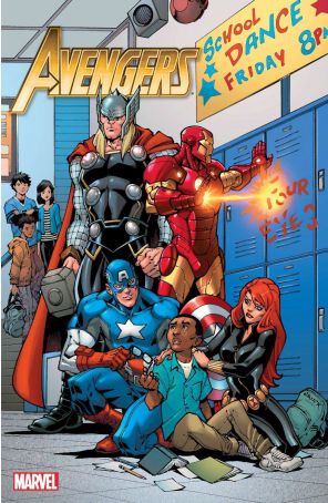 Avengers: No More Bullying TPB 1 published by Marvel with cover art by Todd Nauck