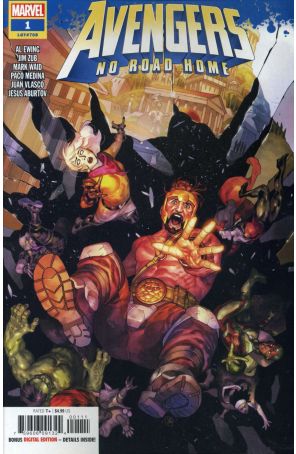 Avengers: No Road Home 1 published by Marvel with cover art by Yasmine Putri