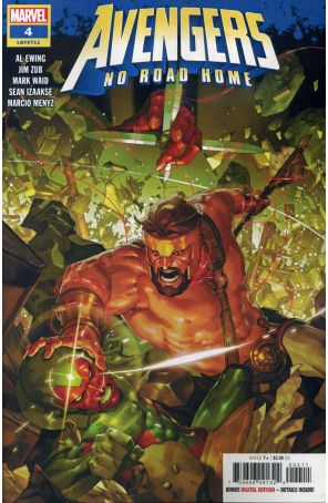 Avengers: No Road Home 4 published by Marvel with cover art by Yasmine Putri