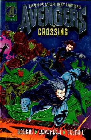 Avengers: The Crossing 1 published by Marvel with cover art by Mike Deodato Jr.