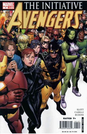 Avengers: The Initiative 1B published by Marvel with cover art by Jim Cheung